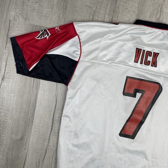 Vintage Mike Vick Atlanta Falcons Reebok Jersey White Reebok Adult Men’s XL U - Picture 12 of 13